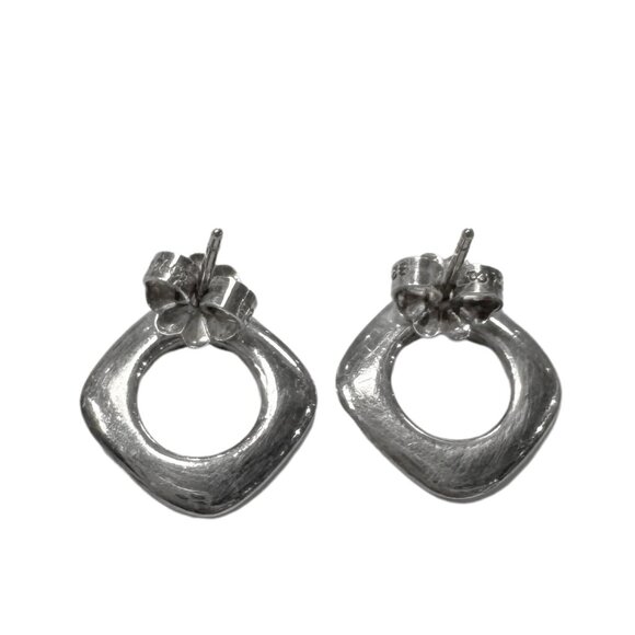 Tiffany & Co. Elsa Peretti Cushion Stud Earrings - Picture 2 of 2